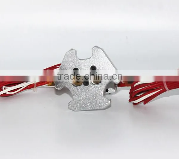 Factory Selling Delta Kossel 3D Printer Aluminum Cyclop Effector + Hot End Assembly Kit 1.75mm Filament for Kossel photo-3