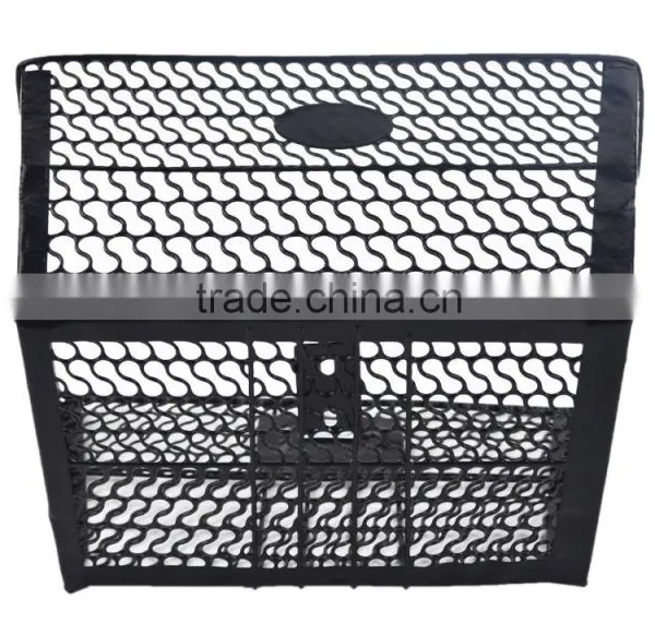 Black Steel Front Bicycle Basket Links NO.4 photo-3