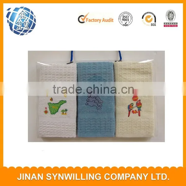 Wholesale Cheap 100% Cotton Kitchen Towels, Embroidery Tea Towel photo-5