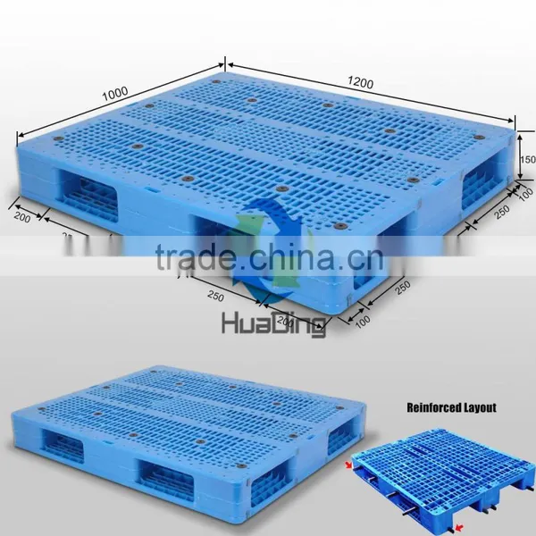 Best Price Double Side Standard Size Plastic Pallet 1200x1000 Supplier's Choice