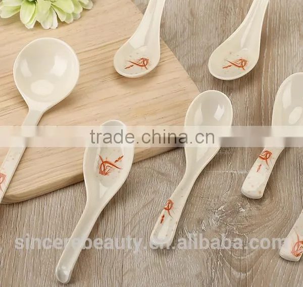 Melamine Plastic Spoon, Thicken Japanese Style Spoon photo-3