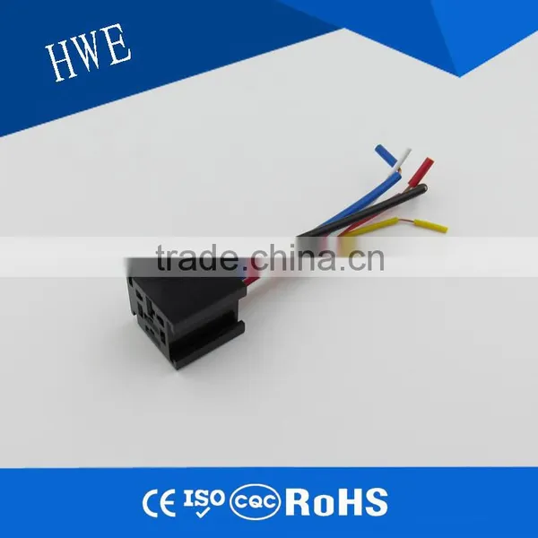 Plastic Material 5 Terminal Auto Relay Socket 5PIN Auto Relay Socket photo-2