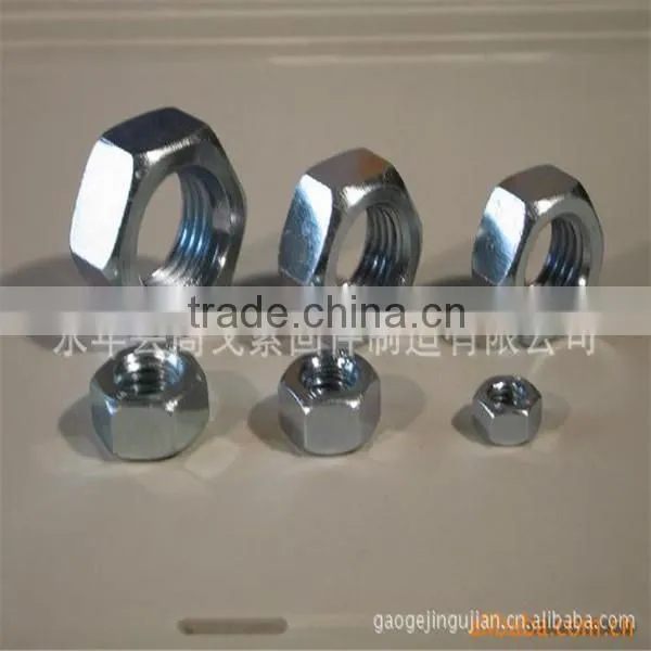 Main Product Galvanized Hex Nut DIN GB Standard Made In China