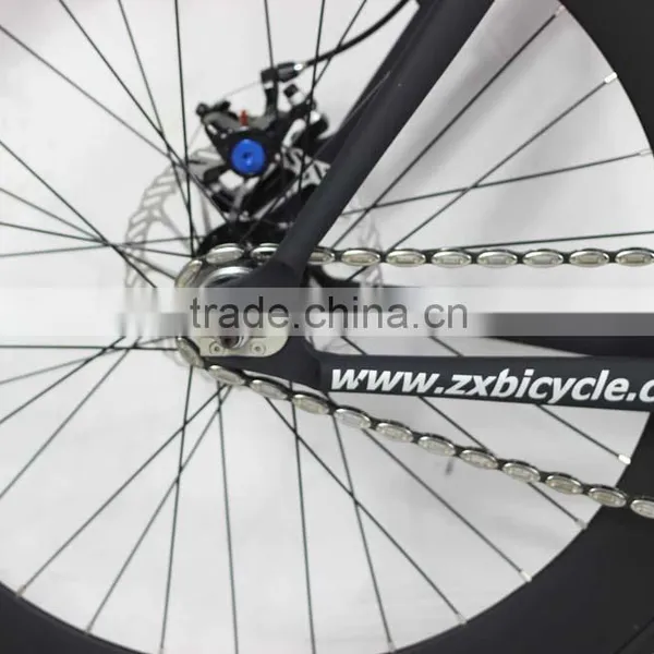 700c Single Speed Aluminum Alloy Frame Olive Chain Disc Brake CR-mo Bicycles photo-4