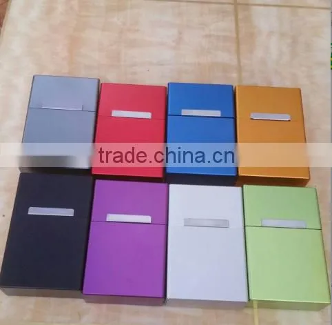 New Mulit-color Aluminum Metal Cigar Cigarette Box photo-2