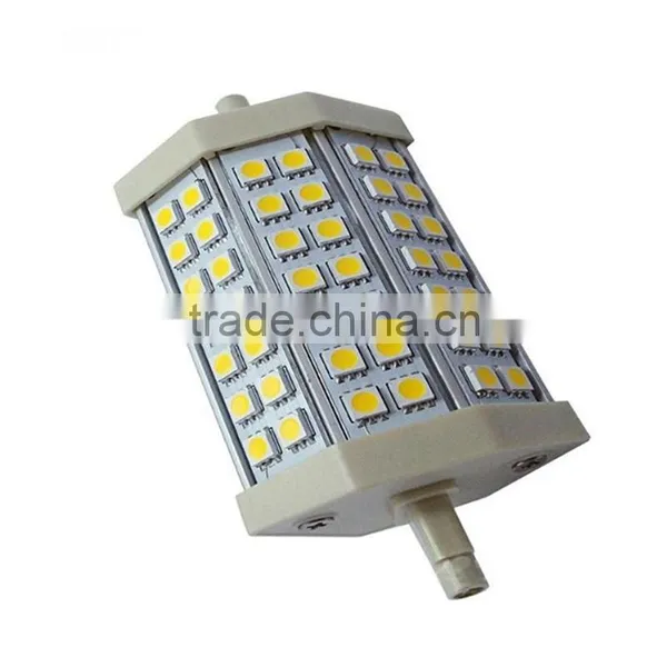 China LED Bulb R7S LED Ceramic Flood Light 118mm 5050 SMD 10W Linear Dimmable Replace J118 Halogen Lamp photo-4