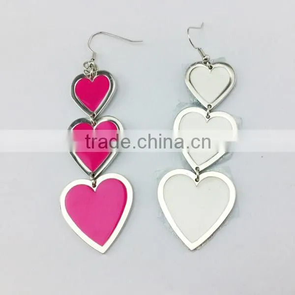 Fashion High Quality Memory Love Earrings Girl Drop Earings Women Gifts Charms Pendant Earrings Jewellry photo-2