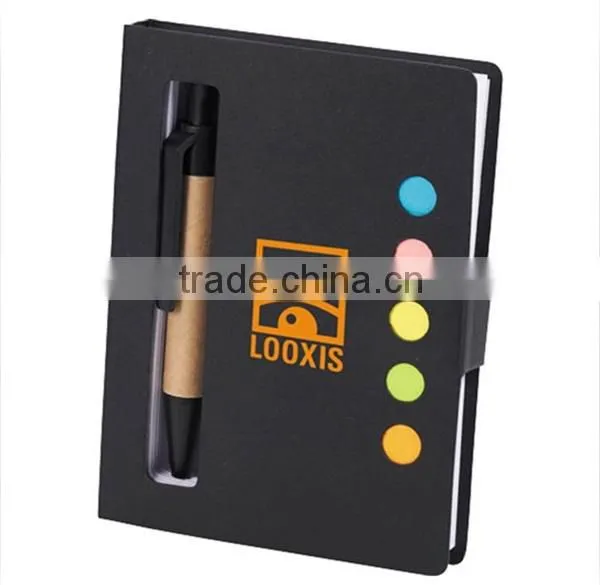 Recycled Hardcover Tear off Notepad With Pen photo-3