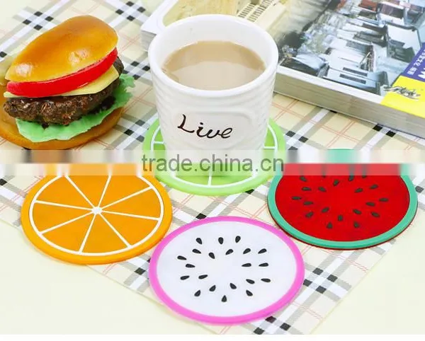 Different Fruit Shape Silicone Cup Pad photo-2