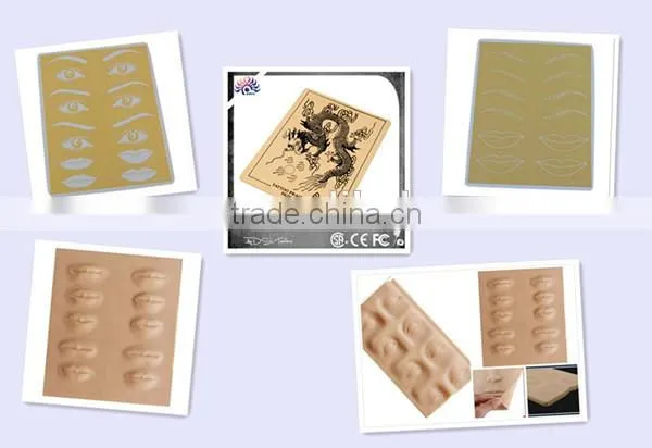 Permanent Makeup Eyebrow Practice Skin,Make up Cosmetic Tattoo Practice,Eyebrows Tattoo Practice Skin ,Fake Tattoo Practice photo-3