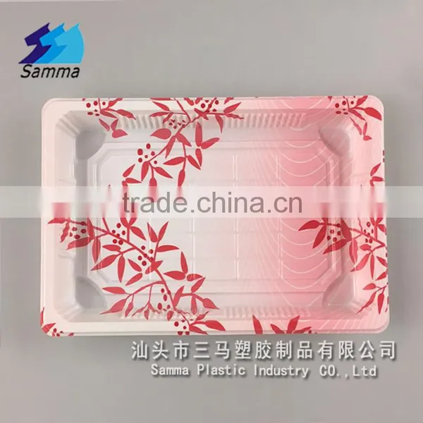 SM1-1103Clover Plastic Sushi Box for Seafood,sushi and Fruit photo-2