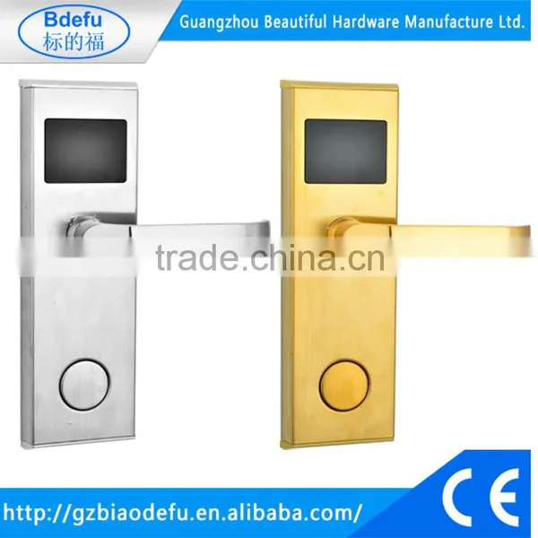 Stainless Steel Zinc Alloy Door Security Guard Hotel RF Door Lock