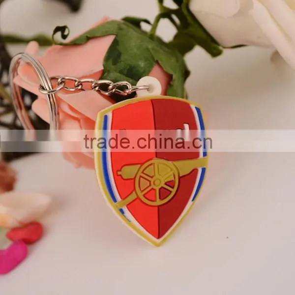 Football Club Soft Pvc Keychain Pvc Rubber Key Chain photo-2