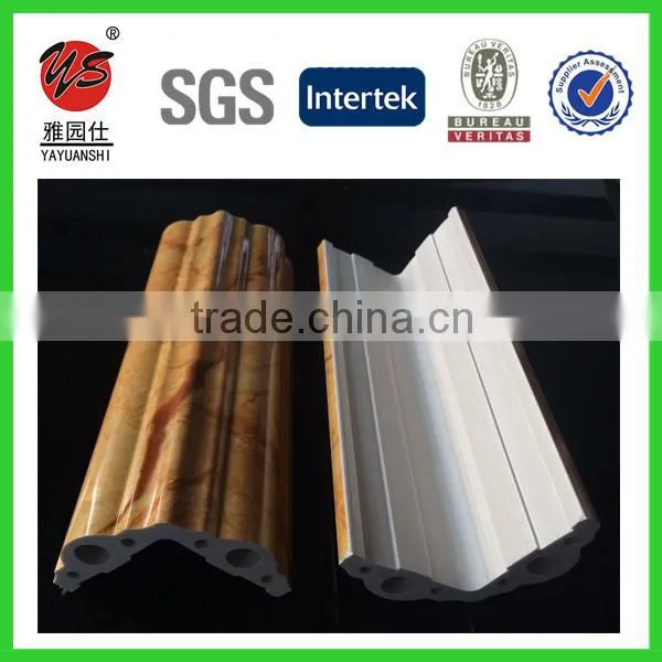 8cm Outside Corner Marble Designs Pvc Moulding Profile photo-3
