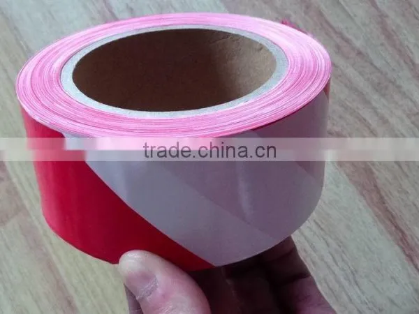 Red/white Safety PE Film Warning Tape photo-2