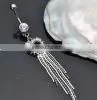 Charms Pendants Dangle Navel Rings Stainless Steel Body Jewelry