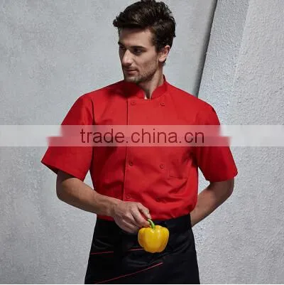 High Quality Men and Women Chef Jacket Green Free Shipping photo-4
