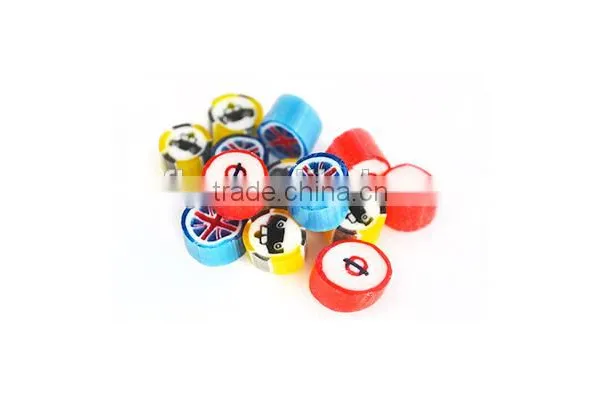 Fruit Flat Lollipop Cheap Sweet Handmade Candy photo-3