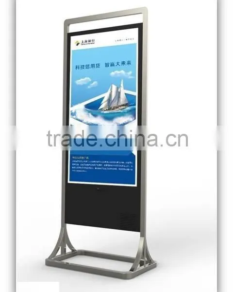 LCD Indoor Floor Stand Touch Double Screen for Bank Comerical Using Digital Signage photo-6