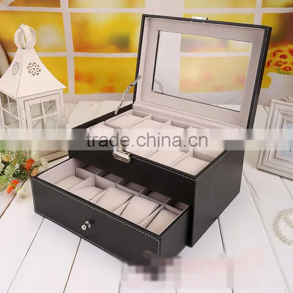 Chinese Factories Wholesale Custom PU20 Watches Boxes, Fashion Beautiful Gift Box photo-5