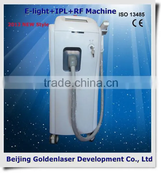Www.golden-laser.org/2013 New Style E-light+IPL+RF Machine Beauty Equipment Electric Bed