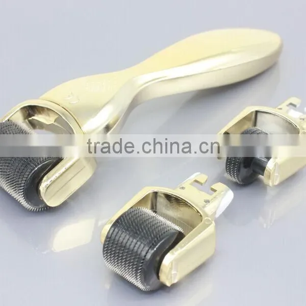2015 Latest 3 IN 1 Derma Roller 3 Separate Roller Heads Different Needle Count 180/600/1200pins photo-5