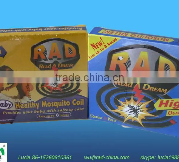 RAD China Fujian Factory Black Mosquito Killer Mosquito Repellent Incense Mosquito Coil photo-2