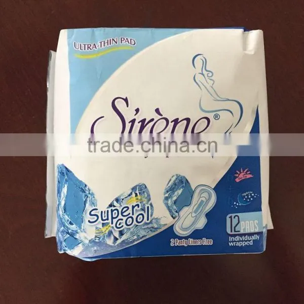 Factory Cheap High Absorbent Cotton Lady Sanitary Napkin