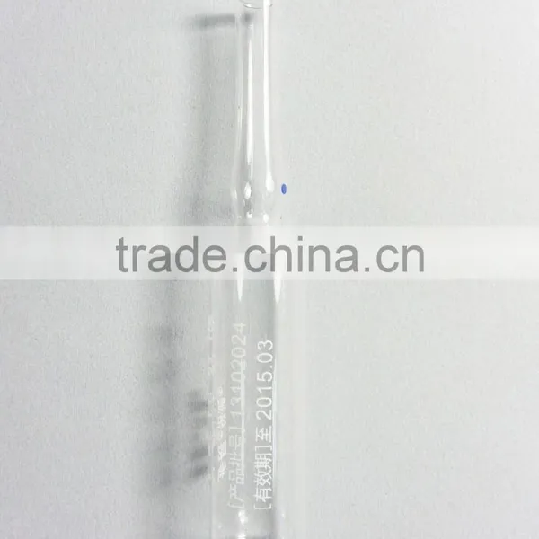 Glass Ampules for Injection10ml Clear Blue Dot Form C Glass Ampoules for Bacteriostatic Water photo-2