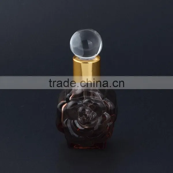 D0055 Roll Bottle Glass Bottle Aluminum Perfume Bottle Wholesale photo-4