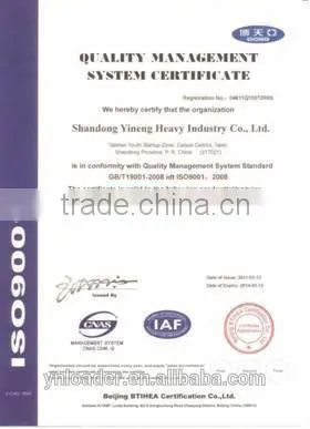 Yineng China YN860 Mini Skid Steer Loader Pallet Fork photo-6