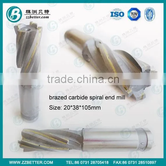 ALTiN Coated Deep Groove Carbide Brazed End Mill photo-3