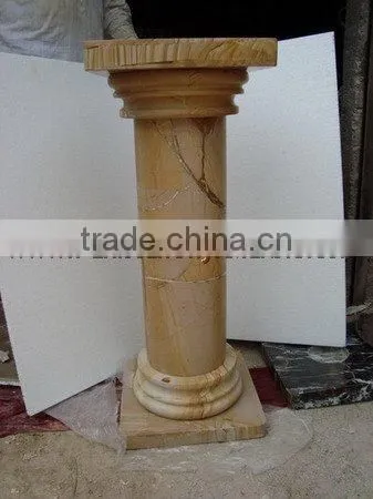 BEAUTIFUL TEAKWOOD MARBLE PEDESTALS photo-2