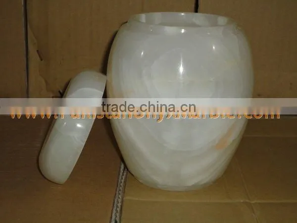 WHOLSALE 2017 NATURAL 2017 New Items WHITE ONYX URNS photo-5
