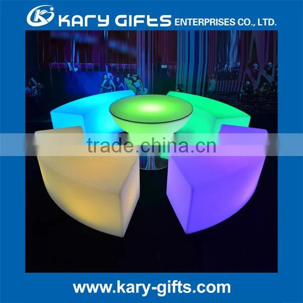 Valuable Illuminated Commercial Furniture Led Waiting Chair photo-3