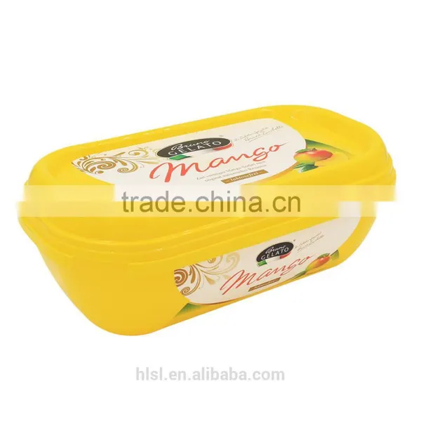Coloful Disposable PP Ice Cream Container With Lid, Wholesale IML Plastic Ice Cream Container Sizes photo-5