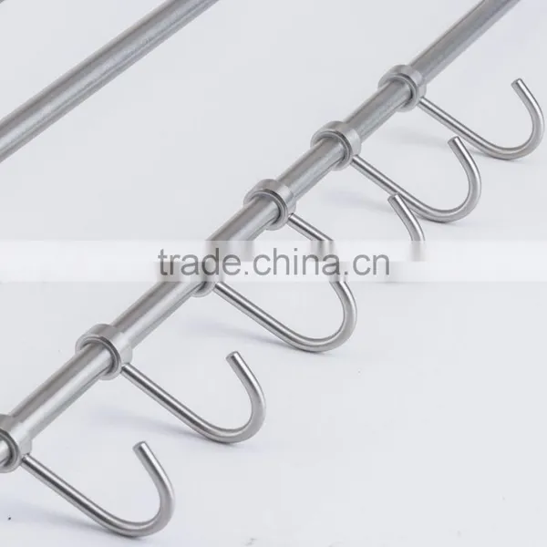 Hotel Stainless Steel Bathroom Hanging Shower Rack With Hook photo-5