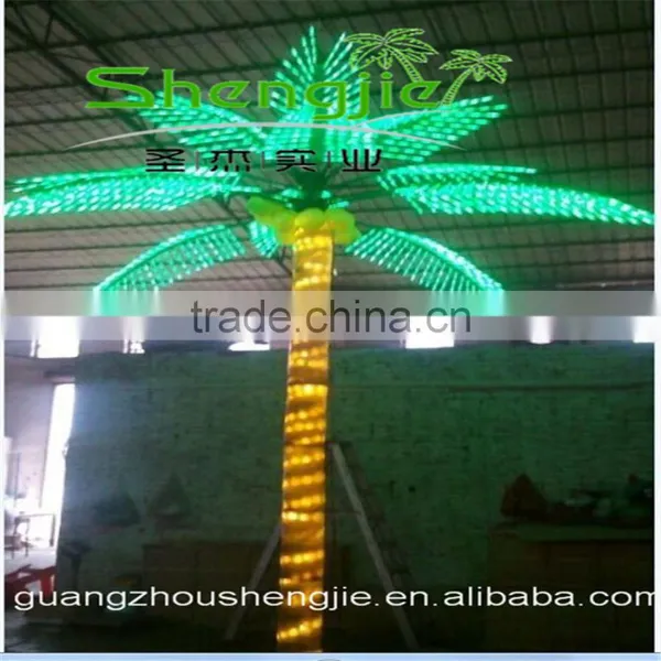 SJLJ013328 Artificial Palm Tree With Lights / Decorative Plastic Lighting Coconut Palm Tree / Led Tree photo-2