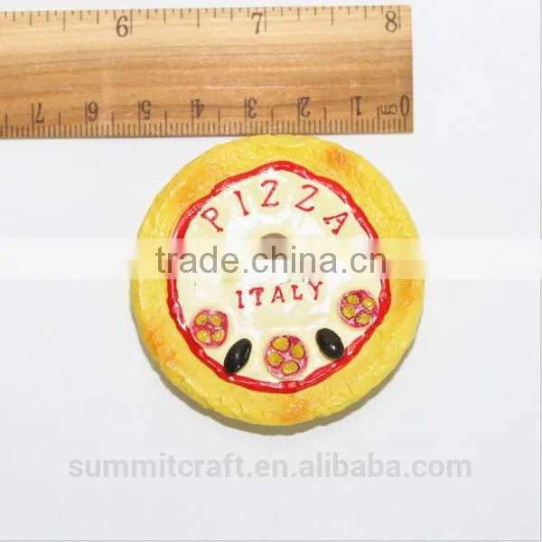 Italy Souvenir Fridge Magnet Resin Delicate Pizza Fridge Magnet photo-4