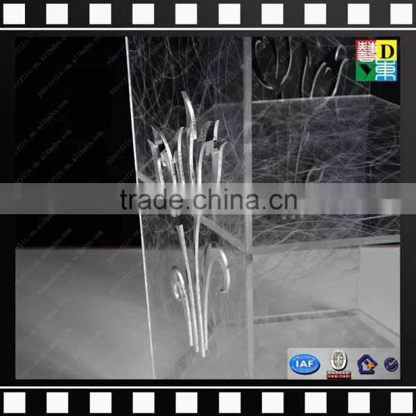 Modern Design Acrylic Bed Side Lamp Table PMMA Narrow Side Table From China Manufacturer photo-4