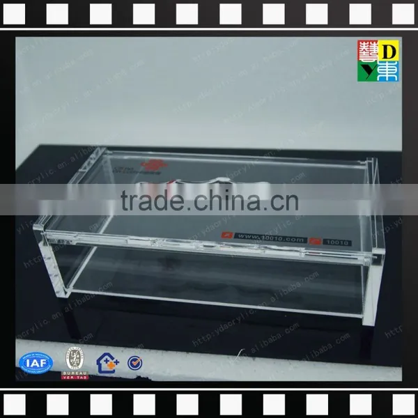 Hot sale fashionable acrylic tissue box/case, acrylic napkin holder from shenzhen yidong