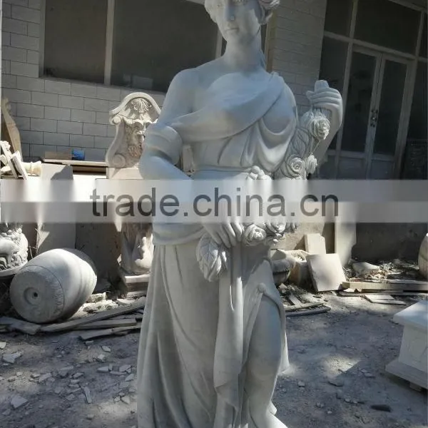 Hand Carved Europe Style Lamp Lady Figure Statue (white / Black / Yellow / Red) photo-6