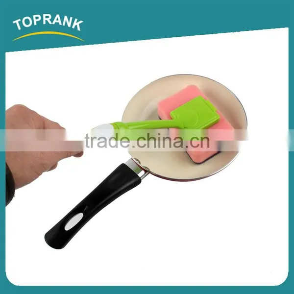 Toprank Premium Durable Super Decontamination Kitchen Heavy Duty Abrasive Cleaning Pad Dish Washing Magic Sponge Scouring Pad photo-4