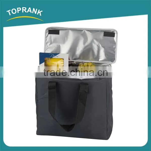 Cheap Wholesale Promotional Blank Soft 600D Insulated Tote Cooler Bag for Frozen Food photo-5