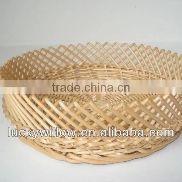 Set 3 Willow With Lining Decorative Fruit Basket Decoration photo-6