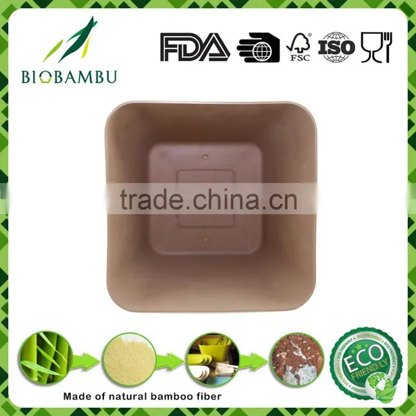 Unbreakable High Quality Bamboo Fiber Mini Flower Pot photo-2