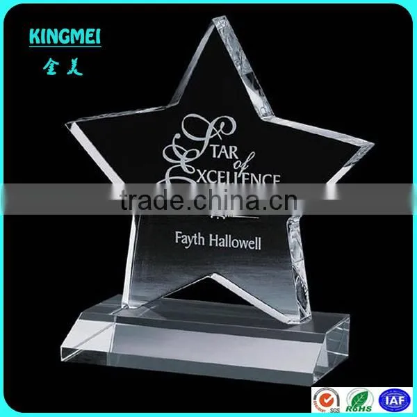 Custom Made Acrylic Crystal Diamond Shape Trophy Diamond Award photo-2