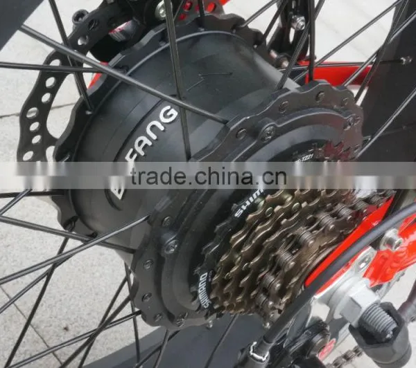Green Power 48V 500W Fat Tire Small Folding Electric Bike for Wholesale photo-2