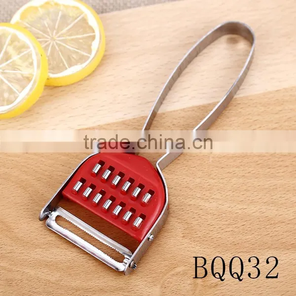 Wooden Handle Round Head Good Quality Stainless Steel Vegetable and Fruit Peeler photo-6