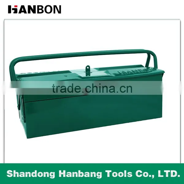 Double Layers Portable Tool Box With Metal Handle photo-2
